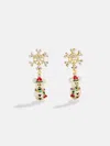Baublebar Disney Mickey Mouse Snowman Drop Earrings In Gold