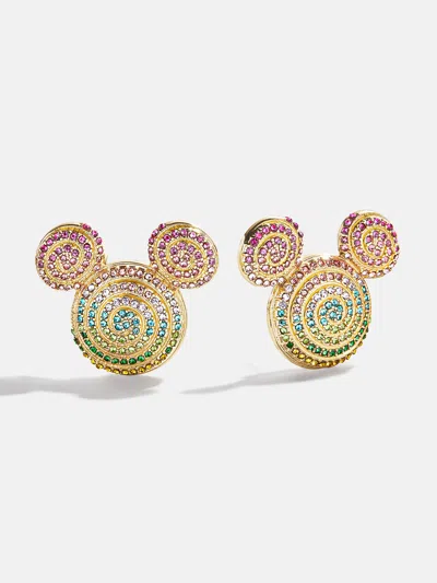 Baublebar Disney Mickey Mouse Spiral Earrings In Gold