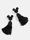 Baublebar Disney Mickey Mouse Tassel Earrings In Black