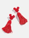 Baublebar Disney Mickey Mouse Tassel Earrings In Red