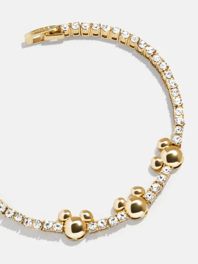 Baublebar Disney Mickey Mouse Tennis Bracelet In Gold