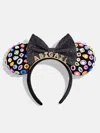 Baublebar Disney Minnie Mouse Bedazzled Custom Ears Headband In Black