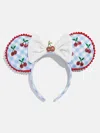 Baublebar Disney Minnie Mouse Cherry Ears Headband In Blue