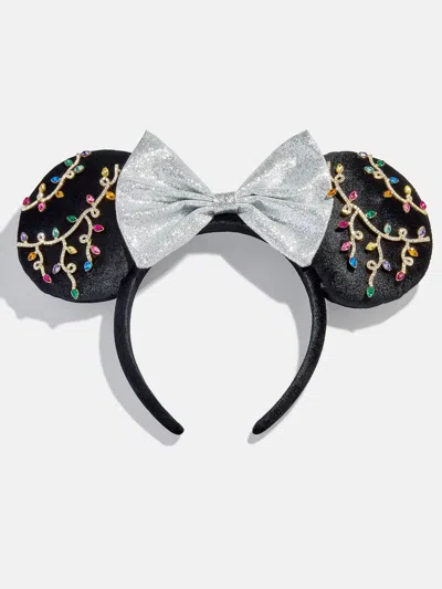 Baublebar Disney Minnie Mouse Christmas Lights Ears Headband In Black