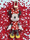 Baublebar Disney Minnie Mouse Classic Pavé Bag Charm In Red