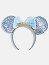 Baublebar Disney Minnie Mouse Crystal Blue Custom Ears Headband In Blue