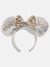 Baublebar Disney Minnie Mouse Crystal Silver Ears Headband In Silver