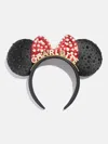 Baublebar Disney Minnie Mouse Custom Ears Headband In Black