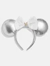 Baublebar Disney Minnie Mouse Ears Silver Headband In Metallic