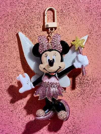 Baublebar Disney Minnie Mouse Fairy Halloween Bag Charm In Purple