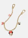 Baublebar Disney Minnie Mouse Motif Bag Charm In Gold