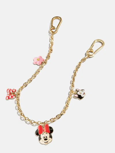Baublebar Disney Minnie Mouse Motif Bag Charm In Gold