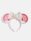 Baublebar Disney Minnie Mouse Shell Ears Headband In Pink