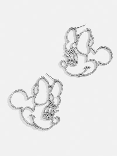 Baublebar Disney Minnie Mouse Silver Outline Earrings