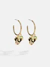 Baublebar Disney Minnie Mouse Somewhere Over The Rainbow Hoop Earrings In Gold
