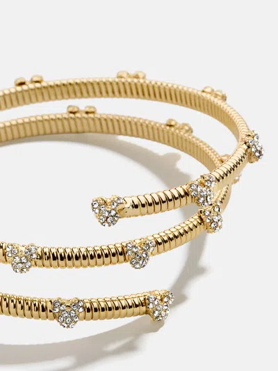 Baublebar Disney Pavé Mickey Mouse Cuff Bracelet In Gold