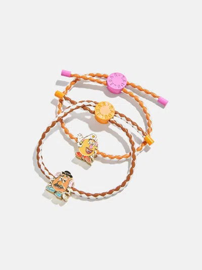 Baublebar Disney Pixar Mr. & Mrs. Potato Head Kids' Bff Bracelet Set In Purple