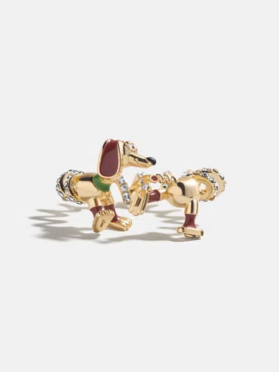 Baublebar Disney Pixar Slinky Dog Cuff Ring In Gold
