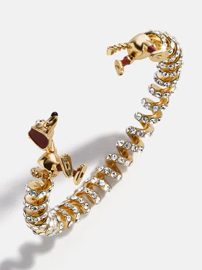 Baublebar Disney Pixar Slinky Dog Open Cuff Bracelet In Gold