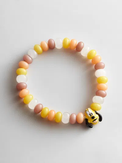 Baublebar Disney Pluto Beaded Charm Bracelet In Pink