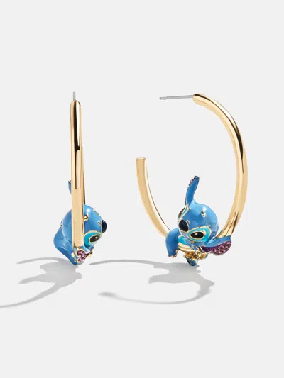 Baublebar Disney Stitch 3d Hoop Earrings In Gold