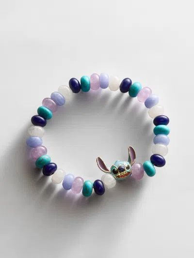 Baublebar Disney Stitch Beaded Charm Bracelet In Red