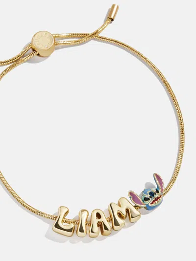Baublebar Disney Stitch Bubble Slider Custom Bracelet In Gold