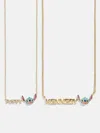 Baublebar Disney Stitch Custom Nameplate Necklace In Gold