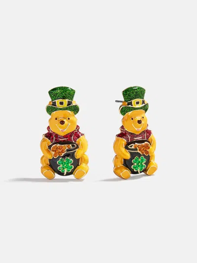 Baublebar Disney Winnie The Pooh St. Patrick's Day Earrings In Gold