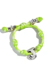 Baublebar Dive In Initial Bracelet In Green