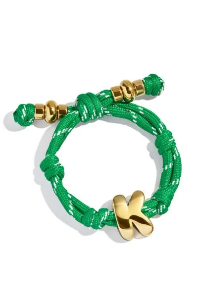 Baublebar Dive In Initial Bracelet In Gold