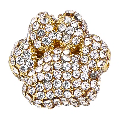 Baublebar Dog Paw Print Bead In Gold