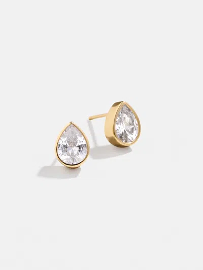 Baublebar Donna 18k Gold Bezel Earrings
