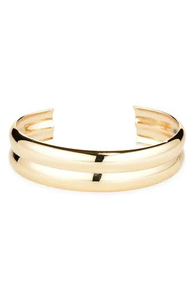 Baublebar Double Layer Cuff Bracelet In Gold