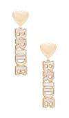 BAUBLEBAR BRIDE GOLD HEART 耳饰