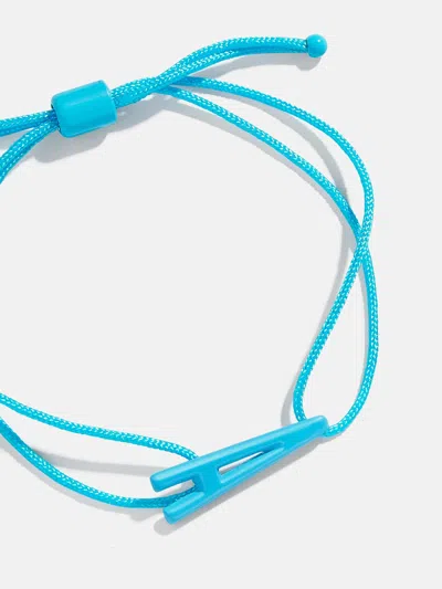 Baublebar East West Initial Cord Bracelet In Blue