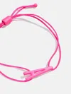 Baublebar East West Initial Cord Bracelet In Pink