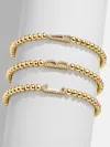 Baublebar East West Initial Pisa Bracelet In Gold