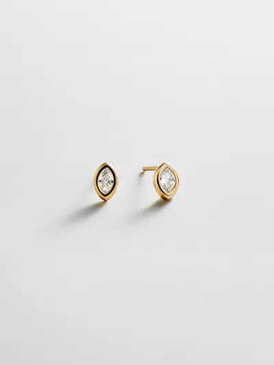 Baublebar Elaine 14k Gold Stud Earrings In Red