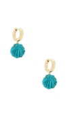 Baublebar Elia Shell Earrings In Blue