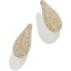 Baublebar Ella Teardrop Earrings In Gold/crystal