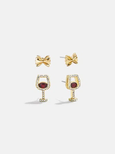 Baublebar Endless Pastabilities Earring Set In Gold
