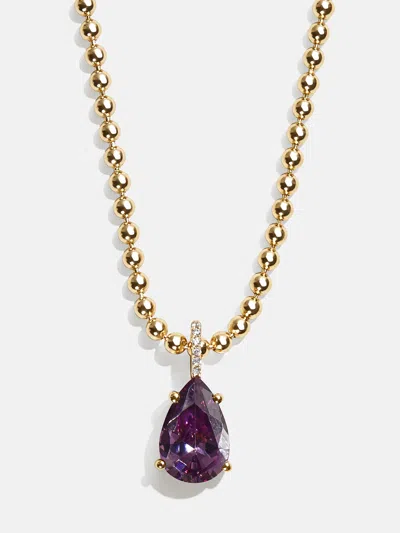Baublebar Esther 18k Gold Birthstone Necklace