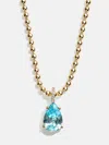 Baublebar Esther 18k Gold Birthstone Necklace In Gold