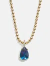Baublebar Esther 18k Gold Birthstone Necklace In Gold