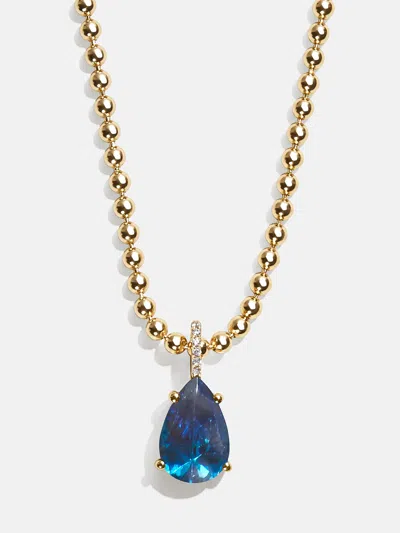 Baublebar Esther 18k Gold Birthstone Necklace