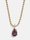 Baublebar Esther 18k Gold Birthstone Necklace