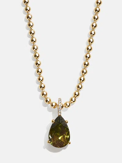 Baublebar Esther 18k Gold Birthstone Necklace