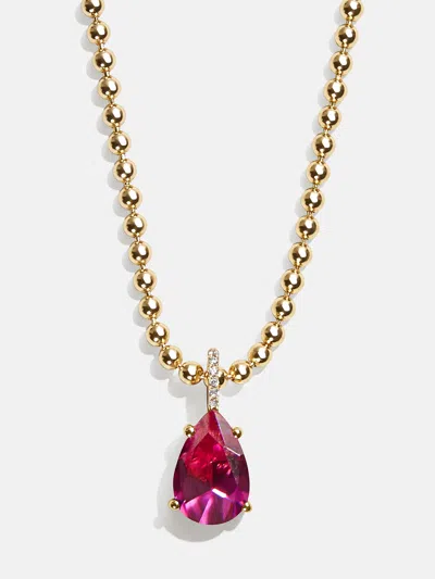 Baublebar Esther 18k Gold Birthstone Necklace