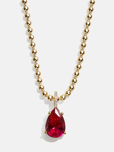 Baublebar Esther 18k Gold Birthstone Necklace